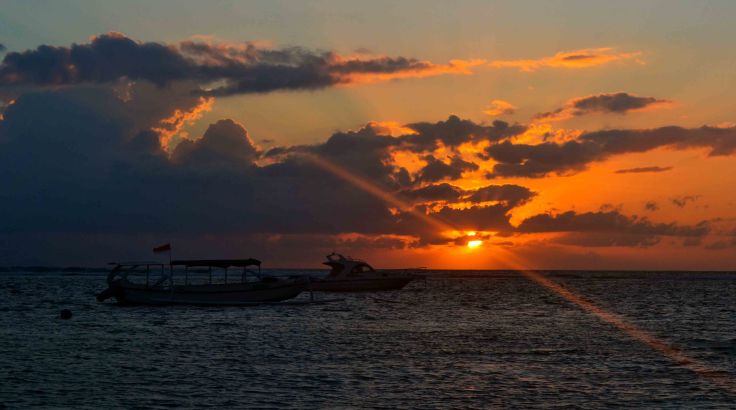 Sunrise in Sanur Beach Bali