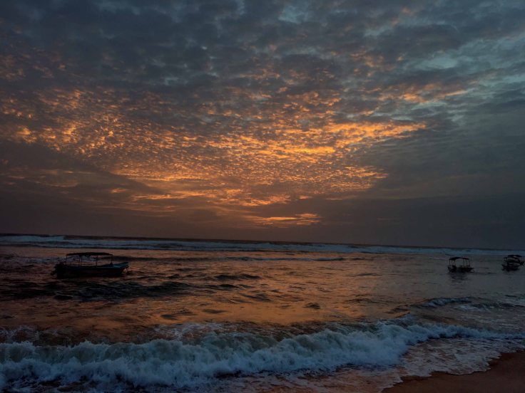 Hikkaduwa Beach Sunset